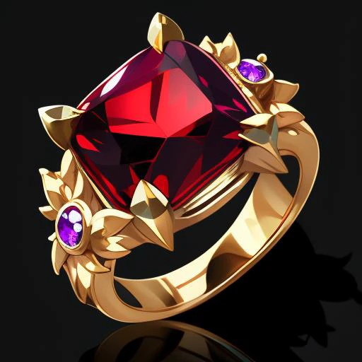 red,Ring, game icon, diamond ring, gemstone, masterpiece,best,quality