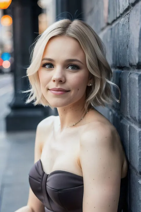 <lora:RMcadamsFawziLoRA:1> RMcadamsFawziLoRA , short hair, (blonde:1.3),wearing strapless dress, looking up in shock, sitting on ground, detailed face, realistic skin, high quality, (brown eyes:1.1), Leica 50mm, f1. 4, natural light, grainy, (high detailed skin:1.2)