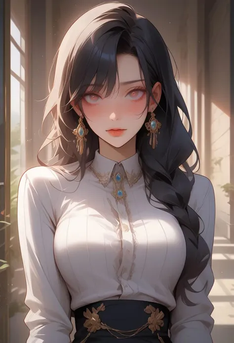 score_9, score_8_up, score_7_up, score_6_up, rating_questionable, 1girl, ((18YO:1.2)), Adult, (blue spiral in eyes), @@, (black hair:1), long hair, masterpiece, best quality, official art, extremely detailed CG unity 8k wallpaper, blush, breasts out, v, gorgeous and sexy dress, no background, <lora:sdxl\Expressive_H-000001:0.8>, expressiveH