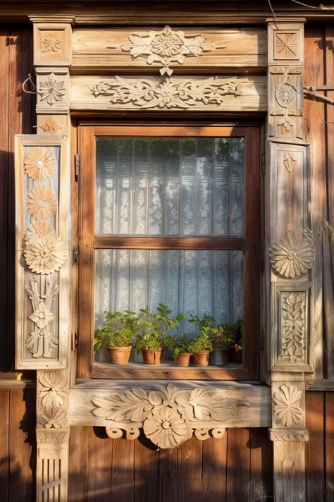 photo of a, window, masterpiece, building,   shutters, gorgeous, woodwork, carpentry, reflection, frame, wooden,  <lora:nalichniki:0.85>, shadow, intricate, 8k uhd, dslr, soft lighting, high quality, film grain, Fujifilm XT3