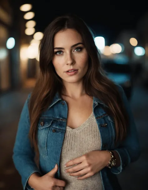 cinematic photo (art by Mathias Goeritz:0.9) , photograph, Lush paraguayan Girlfriend, Tax collector, Rich Medium brown hair, Winter, tilt shift, Horror, specular lighting, film grain, Samsung Galaxy, F/5, (cinematic still:1.2), freckles . 35mm photograph, film, bokeh, professional, 4k, highly detailed