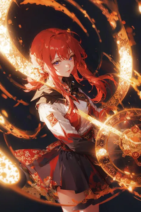 <lora:magiccircle:1>, red magic_circle, magic circle in eye, 1girl