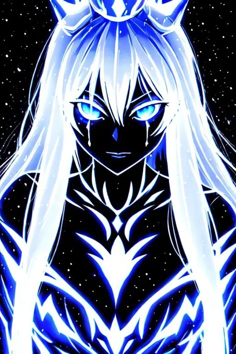 (dark theme:0.6), ((snow queen)),lady, regal, sitting on throne, queenly, throne room, grand,concept art, D&D character, dark background, ice, lighting, blue tones, full body, ice crown,
, monochrome, inverted colors, greyscale, glowing, longhair, black background, portrait, glowing eyes  <lyco:zxcst-10:0.65>, (hdr:1.22), muted colors, complex background, hyperdetailed, art [[by jordan grimmer]]