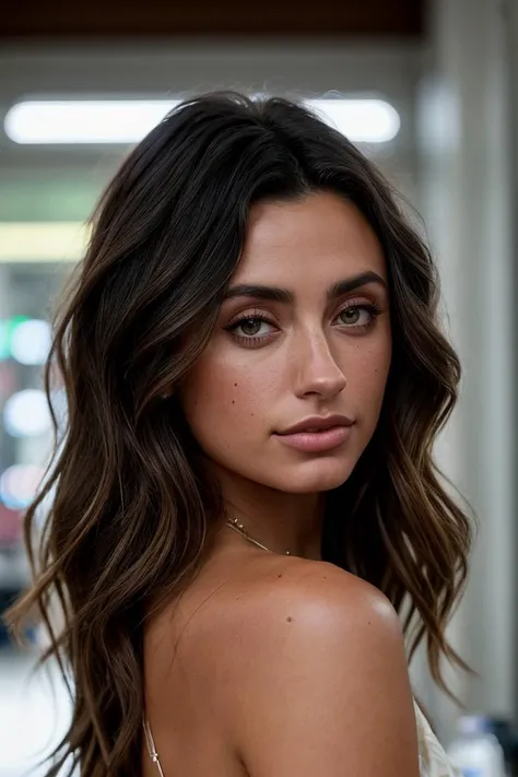 photo of beautiful (carlagu3tta:0.99), a woman in a (pharmacy:1.1), perfect hair, wearing (custom-made:1.2), modelshoot style, (extremely detailed CG unity 8k wallpaper), professional majestic (photography by ansel adams:1.1), nikon, 24mm, exposure blend, hdr, faded, trending on ArtStation, trending on CGSociety, extremely intricate, High Detail, Sharp focus, dramatic, soft cinematic light, (looking at viewer), (detailed pupils), (closeup)