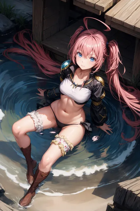 masterpiece:1.5 Highest quality:1.5 Spread your legs in an M shape:2.0 Get on your knees and spread your crotch:1.8 Smiling face:1.5 Spreading pussy:1.5 Tentacle rape:1.5 Her breasts are visible through her eyes.:1.3 See-through:1.3 Wearing a dress:1.3 Thread-thin eyes:1.3 Milky overflowing from the pussy:1.3 Restraint Chair:1.2 Tentacle restraint:1.2 Tentacle Beautiful waterfront Knee-high socks Drooling