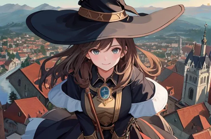 ),Masterpiece,(Best Quality:1.4),(Perfect Anatomy:1.4),High Quality,Very High Resolution,Super Detailed,Large File Size,Full Color,Detailed,8k,4k,High Resolution,Symmetrical,Exceptional,Best Aesthetics,New,Latest,Highly Detailed,Detailed Beautiful Face and Eyes,Highly Detailed Body,Highly Detailed Hair,position of anteversion,
1 Girl,BREAK zero gravity,girl straddle broom,girl broom riding,girl sit on broom,flying,floating,
witch,witch hat,on top of medieval europe townscape,from above,top of the town,
smiling,detailed brush,<lora:lightup_brightness_v100:0.7>,