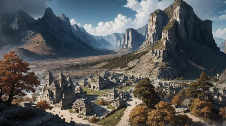 fantasy, war,, (masterpiece,High quality,best quality:1.4),sharp focus,(intricate, detailed:1.3),(Cinematic lighting),(detailed scenery, epic scenery),(official style, official art, official wallpaper,)
