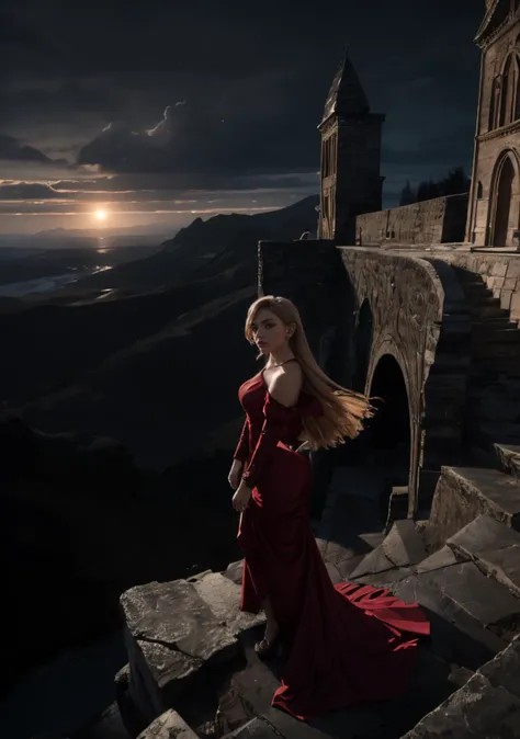 glasses,long hair,bangs,raven black hair with a sleek-effect hime cut,bored,red dress,<lora:age_slider_v6:1.2>,full body, AS-AdultV2,cowboyshot,dynamic angle,(fantasy style:1.2),(high quality:1.3),(best quality:1.3),(masterpiece:1.3),official art,official wallpaper,4k textures,(epic:1.2),(mysterious atmosphere:1.2),moonlight setting,midnight sky,(twilight:1.2),subtle sparkles,whimsical vibes,(detailed:1.05),(extremely detailed:1.06),sharp focus,(intricate:1.03),(extremely intricate:1.04),low contrast,soft cinematic light,soothing tones,hdr,(beautiful scenery:1.08),(detailed scenery:1.08),(intricate scenery:1.07),(wonderful scenery:1.05),(beautiful face:1.1),[perfect eyes:0.8],[perfect skin:0.8],[detailed face:0.8],[detailed eyes:0.8],[detailed hair:0.9],[detailed lips:0.8]
