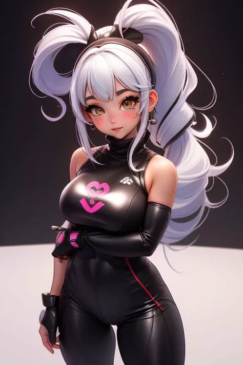 18yo,(marie rose face:1.3),(high quality:1.1),3d,(realistic:0.8),huge boobs,<lora:half_ponytail_hairstyle:0.1> half_ponytail_hairstyle,<lora:gym_outfit:0.1> gym_outfit