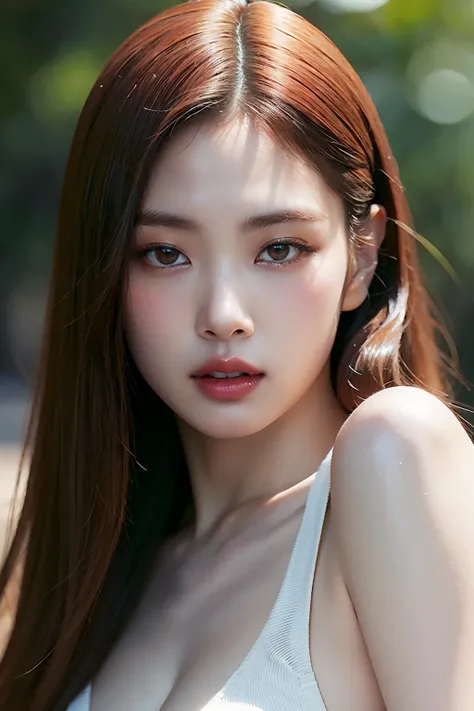 Best quality, masterpiece, ultra high res, (photorealistic:1.4), raw photo, 1girl, long hair, outdoor, closeup, looking at viewer