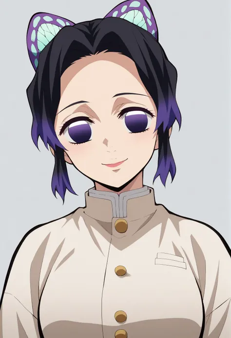score_9, score_8_up, score_7_up, score_6_up, score_5_up, score_4_up, source_anime, 1girl, solo, official art, simple background, blurry edges, fading border,
KShinobuXLV4, butterfly hair ornament, large bust, looking at viewer, <lora:KShinobuXLV4-10EP:1>
bedroom,
light smile,
standing,
street wear,
dutch angle,