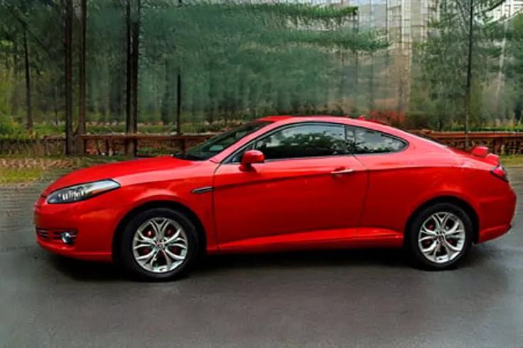 best quality, 1car, vehicle, driving, on road, in the city, outdoors, <lora:tuscani:0.8>