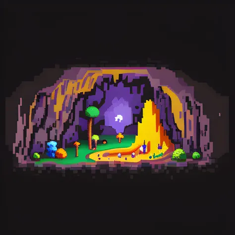 Pixel cave