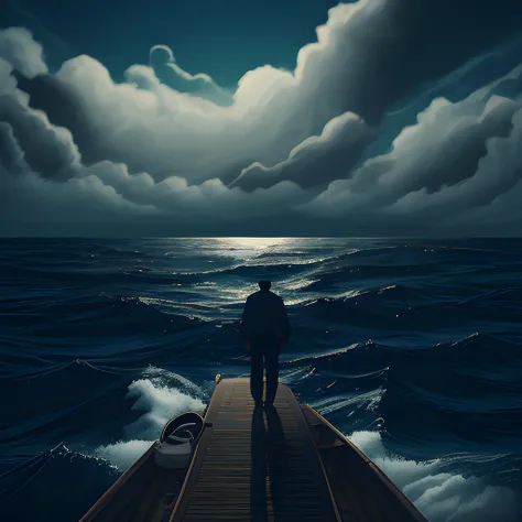 A lone sailor sets out on a solo journey, braving the open sea and battling his inner demons as he seeks to find peace and purpose in his life.