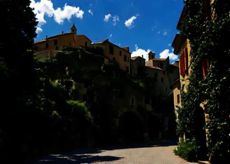 Saint Guilhem le Désert, Beautiful Medieval Village in France, Immersive Virtual Walk, 4K UHD