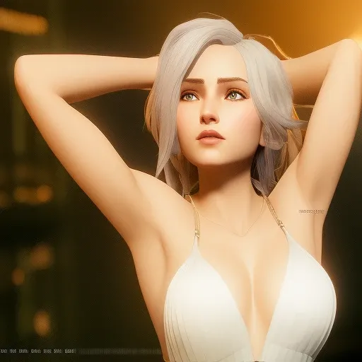 naked blonde woman with wavy hair, arcanestyle leagueofstyle, 3D, 3d art, 4k, 8 k artistic photography, award-winning photograph, trending on Artstation, Beautiful, 8k resolution, insanely detailed, Intricate, Behance, Cinematic, dramatic atmosphere, cinematic lighting, digital art, dramatic angle, Dramatic light by denis villeneuve, [mix style "pixar and artgerm and dreams work"], Elegant, ethereal lighting, octane render, dynamic lighting, digital painting, extreme plus resolution, fake detail, full image, full of details, global illumination, golden ratio, golden warm light, high contrast, high detail, high res, highly detailed, hyper detailed, intricate details, Masterpiece, perfect composition, photorealistic concept art, Professional, ray tracing, rich deep colors, Saturated, sharp focus, sharp lighting, soft natural volumetric cinematic perfect light, studio photo, studio quality, Stylize, super detail, Symmetry, trending on pixiv fanbox, ultra detail, ultra detailed, unreal engine 5, volumetric lighting