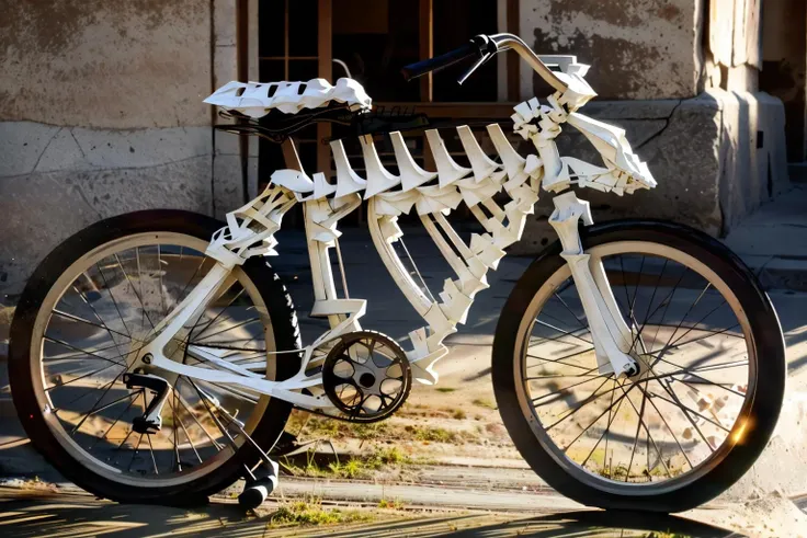 <lora:ezekselbik_v1:1> ezekselbik
masterpiece, highly detailed photorealistic 8k raw photo, best cinematic quality, volumetric lighting and shadows
bicycle, skeleton
ramen shop background