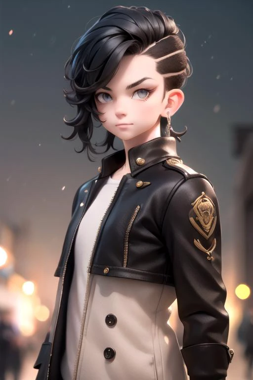 photorealistic, (4k), depth of field, (Masterpiece), (realistic skin texture), extremely detailed, intricate, hyper detailed, high resolution, professional photography, bokeh, depth of field, sharp detail, best quality, looking at viewer, 1boy, solo, male focus, <lora:hajime_kokonoi:0.8>, hajime_kokonoi, black hair, black eyes, short hair, bangs, ranger costume, , 32k resolution