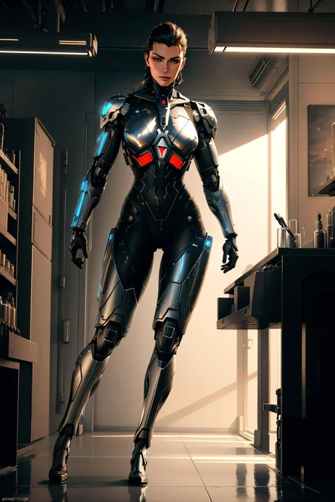((oil painting)) of ((attractive female modern military with with cybernetic limbs part cyborg on patrol)), cinematic, dynamic pose, fine details, reflections, 8k, ((dark shot)), soft volumetric lights, (backlit:1.3), (photorealistic:1.3), (Style-Glass), hdr, antialiased, 8k, ((syd mead)), sharp details, detailed background, ((masterpiece)), (painterly), (good anatomy), (good proportions), (good composition), (dramapaint), (analogue style), (empty hands), (futuristic scifi background), (photorealistic:1.5), (perfect body, perfect legs),
