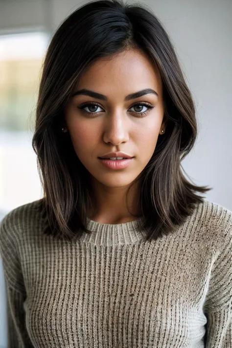 photo of beautiful (J4n1ceGr1ff1thV2-140:0.99), a woman, perfect hair, (modern photo), wearing a (long sleeved sweater:1.2) and long pants with jewelry, portrait, 85mm, (analog, cinematic, film grain:1.3), (Mars Terraforming Site, Area for Mars terraforming with technologies to transform the planet's environment.), detailed eyes, professional pose, painted lips, (epiCPhoto), (looking at viewer:1.1), (cinematic shot:1.3), (natural lighting, lit from above), <lora:add_detail:0.5>