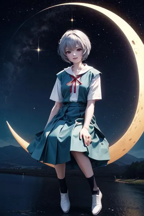(best quality),(high_quality),4k,8k,RAW photo,(intricate_details),(ultra-detailed),(distinct_image),(a professional photo of female idol),1girl,ayanamirei,tokyo-3_middle_school_uniform,red ribbon,school_uniform,black socks,looking at viewer,light smile,<lora:AyanamiReiV6:1>,night sky,starry sky,sitting on the crescent moon,<lora:sitting_on_the_crescent_moon:1>,<lora:more_details:0.4>,<lora:hairdetailer:0.5>,
BREAK
wakame,wakame,wakame,wakame,wakame,
wakame,wakame,wakame,wakame,wakame,
wakame,wakame,wakame,wakame,wakame,
wakame,wakame,wakame,wakame,wakame,
wakame,wakame,wakame,wakame,wakame,