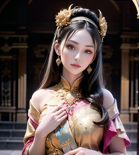 (dark shot:1.1)Mature Holy Knight's Full Body,Sexy holy knight armor with big(absurderes、hight resolution、The ultra-detailliert)、One woman's whole body、Red and white female Holy Knight armor,Mature princess with big、Luxurious black and gold trousers、Blonde short bob、Mature woman with thin big、blue eyess、long-sleeve、finely eye and detailed face、intricate detailes、BREAK Mosaic Art、small pieces、colorful tesserae、complex pattern、Tiled design、durable surfaces、Old-fashioned technique BREAK macro photography、extreme close - up、intricate detailes、Enlarged texture、stunning clarity、Hidden beauty、Immersive perspective breaks、artisanal creations、Handmade products、unique designs、intricate detailes、Creative expression、skilled craftsmanship、魅惑的、enticing、English Garden、a smile、