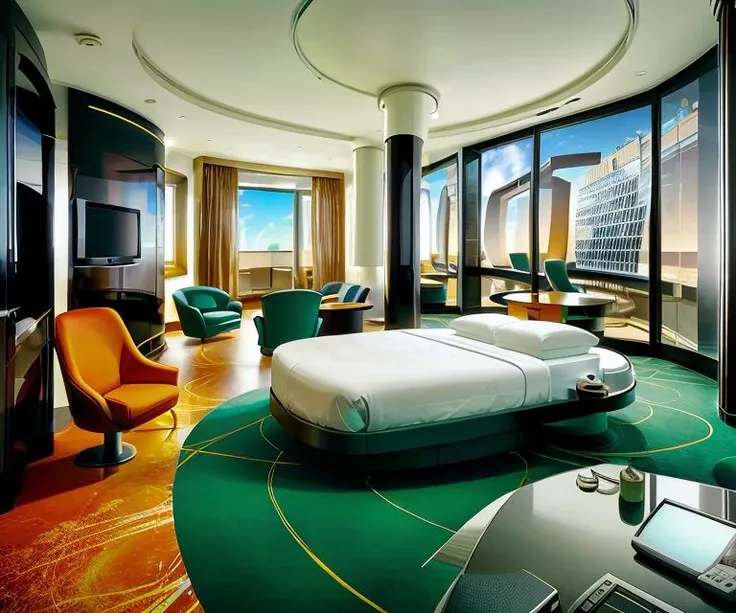 y2k hotel room, <lora:y2k-15:1>