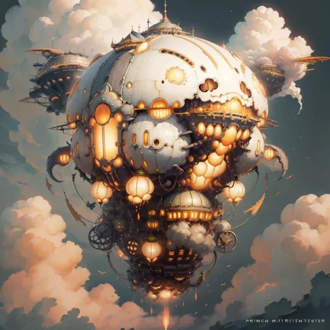 <lora:PurifierAI:.9>PurifierAI, dirigible, clouds , intricate, detailed