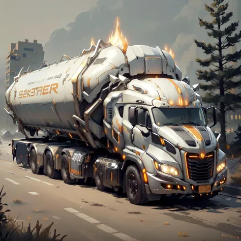 <lora:PurifierAI:.9>PurifierAI, truck , intricate, detailed