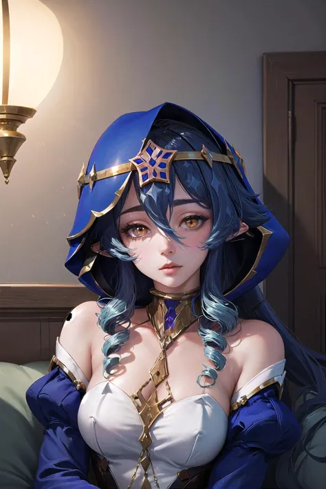 (highly detailed:1.3),upper body,
<lora:layla1:1>, layladef,(sleepy:1.2),(half-closed eyes:1.2),
Ultra-detail,(highres:1.1),best quality,(masterpiece:1.3),cinematic lighting,
(detailed face and eyes:1.3),