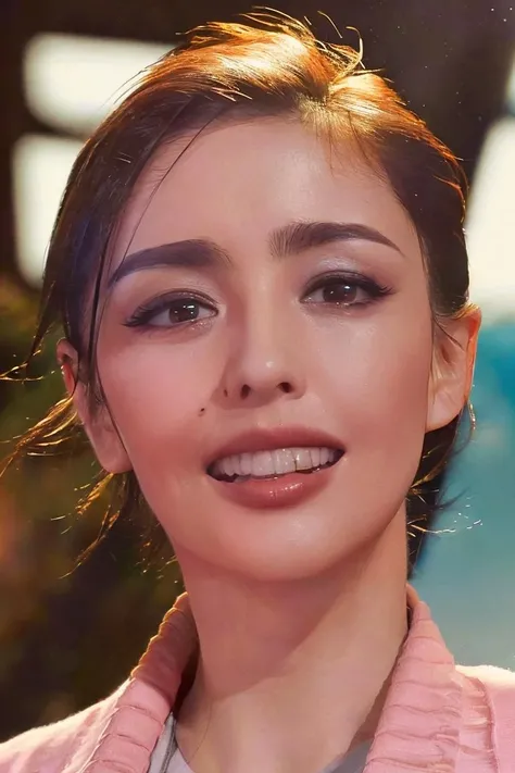 (masterpiece,best quality,ultra high res:1.2),(photo-realistic:1.3),(beautiful face,exquisite face,skin texture:1.2),sweat,warter drop,
(light_smile:0.8),1girl,solo,20yo,
the background is the sea,<lora:yaya_sd15_0>,yaya,sidelight,front view,cinematic_lighting,long hair,medium breasts,suit,