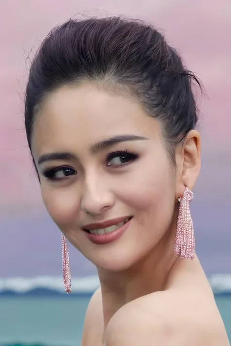(masterpiece,best quality,ultra high res:1.2),(photo-realistic:1.3),(beautiful face,exquisite face,skin texture:1.2),sweat,warter drop,
(light_smile:0.8),1girl,solo,20yo,
the background is the sea,<lora:yaya_sd15_0:1>,yaya,sidelight,front view,cinematic_lighting,long hair,medium breasts,portrait,suit,