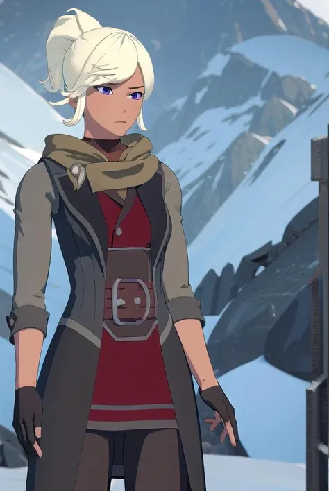 robynhill, <lora:robynhill-lora-nochekaiser:1>,
robyn hill, blonde hair, (purple eyes:1.1), dark skin, dark-skinned female, short hair, ponytail,
BREAK gloves, boots, black gloves, belt, pants, fingerless gloves, scarf, black footwear, coat, brown pants,
BREAK outdoors, nature, forest, night, sky, moon,
BREAK looking at viewer, (cowboy shot:1.5),
BREAK <lyco:GoodHands-beta2:1>, (masterpiece:1.2), best quality, high resolution, unity 8k wallpaper, (illustration:0.8), (beautiful detailed eyes:1.6), extremely detailed face, perfect lighting, extremely detailed CG, (perfect hands, perfect anatomy),