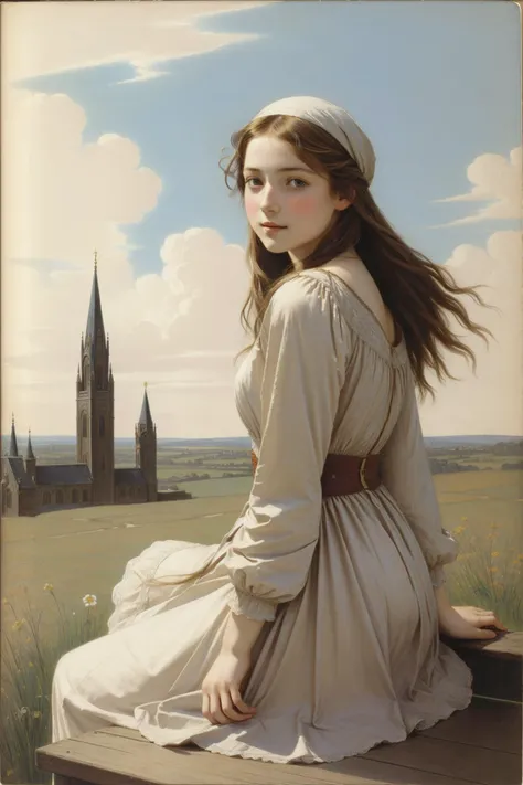 1girl, (by James Thomas Watts:1.1) and (Arthur Rackham:0.7) , [grand Color splash, concept art, angle from below of a ([Sphinx:John Goodman:3]:1.3) , the Sphinx is very Honorable and [Literal:Elderly:10], cityscape and Walnut background, desolate grass with Lily, Hazy conditions, soft focus, Sketched, Confused, Cartooncore, Indirect light, 50mm, Muted Colors, Complex background, Spirals, RTX, Concept Art World::13], great