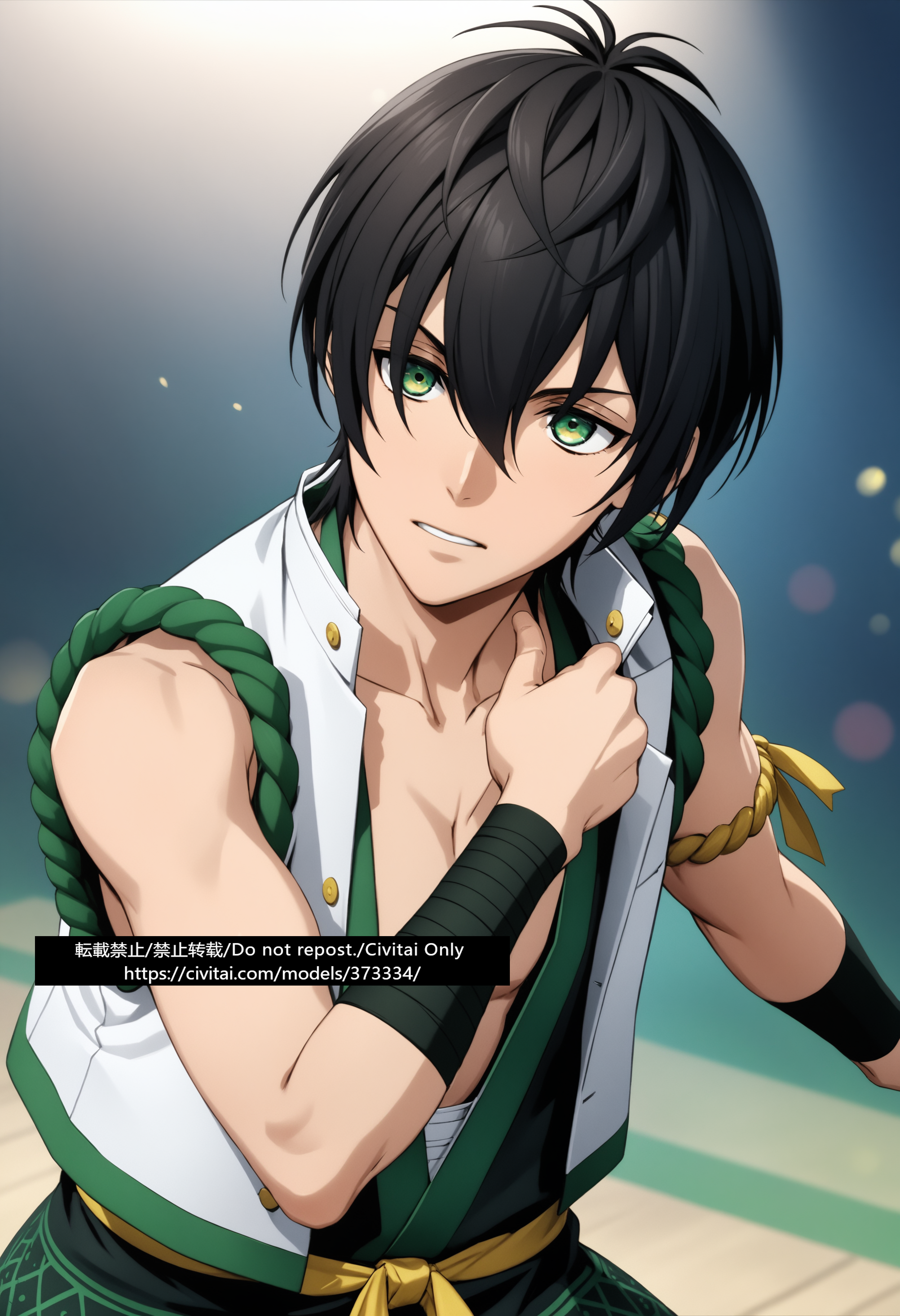 KING OF PRISM:香賀美タイガ/ライブ衣装(プリズムラッシュ！LIVE版) :Taiga Kogami 転載禁止/禁止转载/Do not repost/Civitai Only v1.0