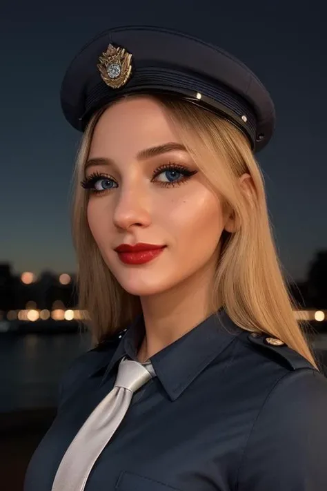 Blonde Taylor Swift in black military suit, german hat, sexy, mini skirt playful teasing, sinister, seductive, hot elite model, high detail, masterpiece, 8k, propaganda, war goddess, gothic castle balcony, magical sky