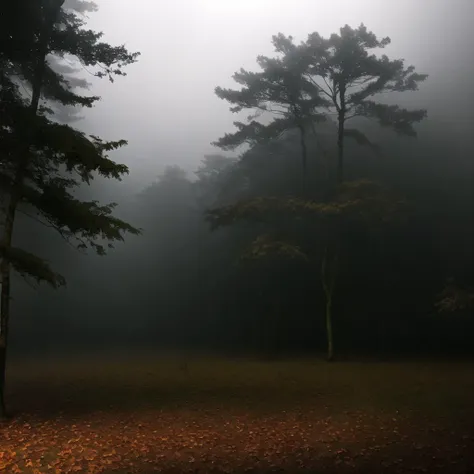 <lora:TheNightFeeling:1>,
Dark Forest: The camera pans over a dense forest, shrouded in mist and darkness. The trees loom overhead like giants, and the only sound is the rustling of leaves and the occasional hoot of an owl.