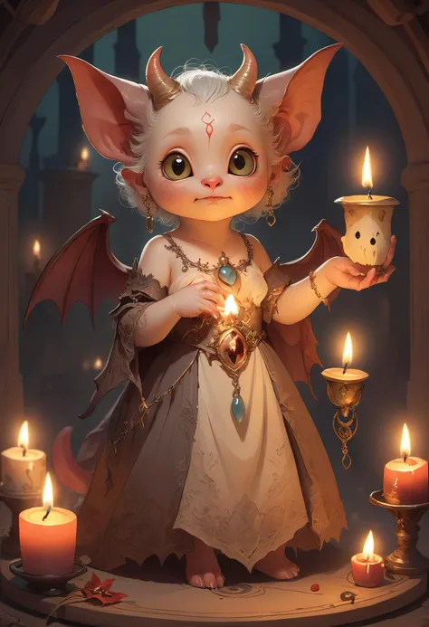 cute, cuddly, adorable, (occult:1.3), witchcraft, demon summoning, demonic possession, devil worship, voodoo,, candle light, CutePets by Livia Prima, Mucha, dress, fantasy art, beautiful, artstation, trending on artstation, intricate details, alluring, masterpiece <lora:detailed_notrigger:0.8> <lora:SDXLCutePets:0.8>