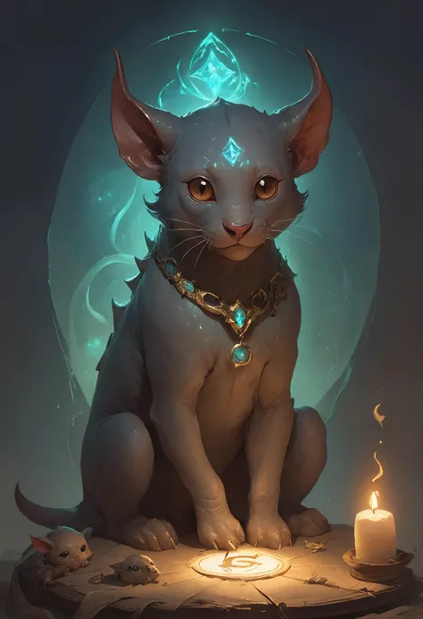 cute, cuddly, adorable, (occult:1.3), witchcraft, demon summoning, demonic possession, devil worship, voodoo,, neon pastel, CutePets, bioluminescent, (((artstation, concept art, smooth, sharp focus, artgerm, Tomasz Alen Kopera, Peter Mohrbacher, donato giancola, Joseph Christian Leyendecker, WLOP, Boris Vallejo <lora:detailed_notrigger:0.8> <lora:SDXLCutePets:0.8> <lora:NicolaSamori:0.8>