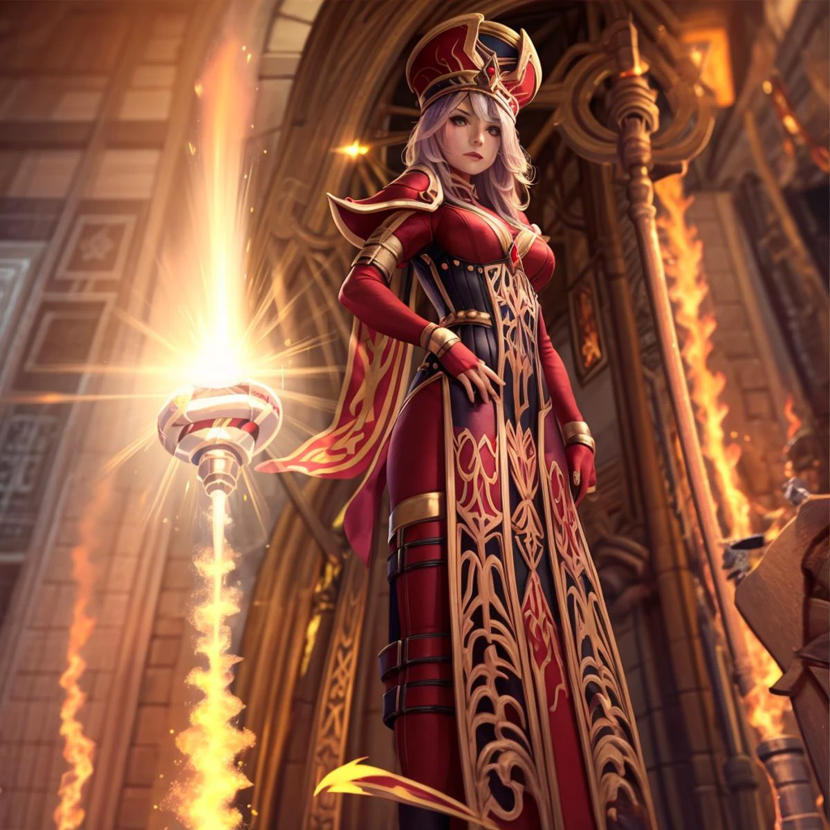 1girl, in full growth, best quality, masterpiece, <lora:colors_v2:0.6>, <lora:sallyWhitemaneWOW_swhitemane08:1>, sally whitemane