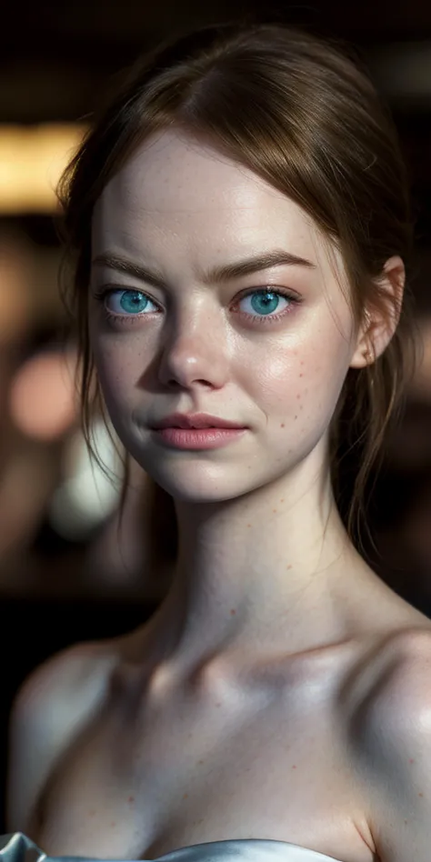 Ultra realistic high definition 20 years old Emma Stone real life actress, Ultra realistic high definition asymetrical superb micro detail big green eyes, Seductrice eyes, sensual mouth, Ultra realistic high definition micro detail superb glossy lips, Ultra realistic high definition micro detail superb real life detailed skin, Ultra realistic high definition micro detail superb hair, Soumise look, Short nails, Asymetrical hands with 4 fingers and 1 thumb, simple smile, (((Look at viewers))), Provocative sexy dress, night club at the bar taking drink, sks woman,<lora:locon_emmastone_v1_from_v1_64_32:0.4>, RAW candid cinema, 16mm, color graded portra 400 film, remarkable color, ultra realistic, textured skin, remarkable detailed pupils, realistic dull skin noise, visible skin detail, skin fuzz, dry skin, shot with cinematic camera, detailed skin texture, (blush:0.5), (goosebumps:0.5), subsurface scattering