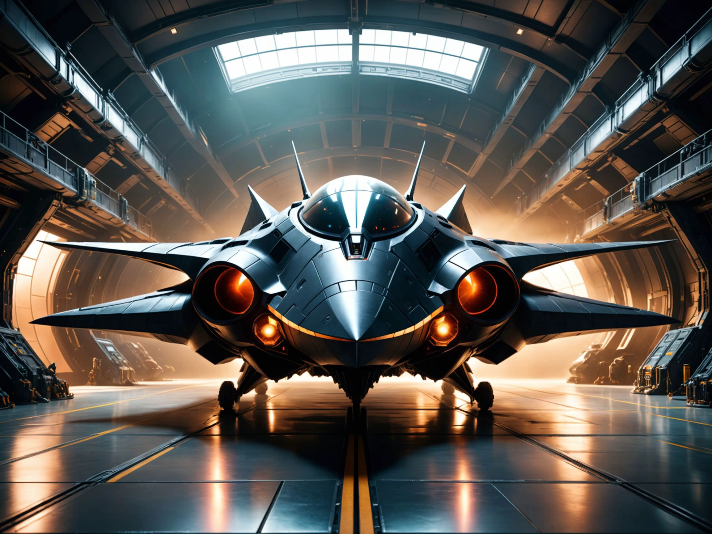 (sci-fi dystopia whimsical:1.2)
black stealth sleek aerodynamic organic starship spaceship with internal warp nacelle, in hangar bay
epic product photo advertisement movie poster
symmetrical coherent style
(concept art:1.2)
(horizon forbidden west:0.6) (star wars:0.6) (star trek:0.6) (babylon 5:0.6) (halo:0.6) (dead space:0.6) (outer worlds:0.6) (battlestar galactica:0.6) (farscape:0.6) (eve online:0.6) (star citizen:0.6) (botw genshin:0.6) (ghibli:1.2) (god of war:0.6) (horizon zero dawn:0.6) (assassins creed:0.6)
(photo photogenic hdr sharp focus intricate detail composition rule of thirds dof 8k hires reflections saturated:1.2)
(particles:0.8)
(raytracing rtx unreal engine octane render blender:1.3)