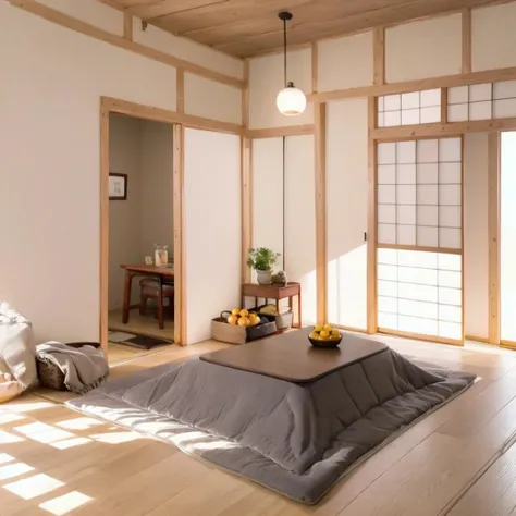 best quality, ultra-detailed, illustration,
washitsu, scenery, tree, indoors, lamp, book, plant, architecture, sunlight, shelf, window, sliding doors, shade, ceiling light, door,
kotatsu, food, fruit, basket, mandarin orange, orange (fruit), book,
<lora:JAPAN_Scenery_Washitsu_SD15_V2:1> <lora:JAPAN_Scenery_kotatsu_SD15_V2:1>