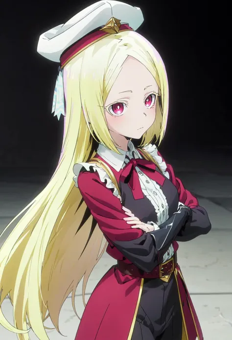 (safe:1.10), best quality, masterpiece, highres, solo, (korisu_morino_mahoushoujoniakogarete:1.10), crossed arms, cowboy shot, looking at viewer, anime_style, 35 <lora:korisu_morino_mahoushoujoniakogarete:0.80>