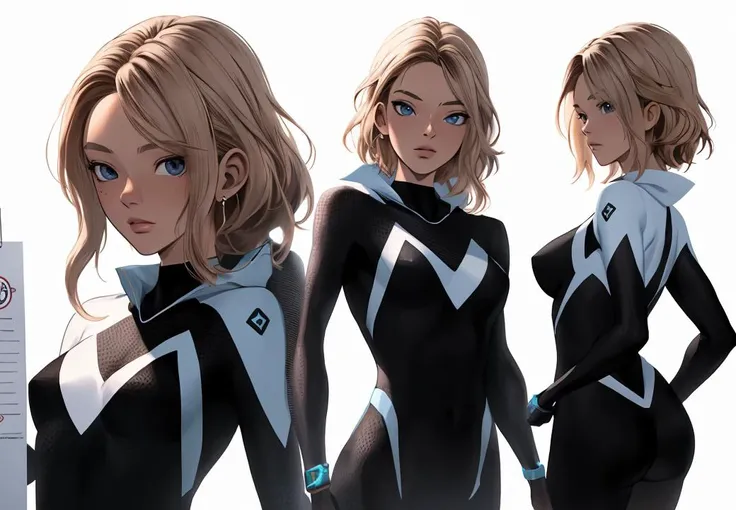 Delicate watercolour illustration of Female <lora:gwen_1.5:0.8>, character model sheet, character turnover sheet, t - posing, beautiful bodysuit, stylized art, art station, anatomy, 3d reference background,digitally enhanced, , 8k resolution, unapologetic grit, overexposure, hyper detailed,highly detailed, digital painting, artstation, concept art, sharp focus, illustration, led canvas art detailed, UHD, 8K ,<lora:epiNoiseoffset_v2:1>, in the style of AImanhwa, master piece, UHD, awrad winning design, Artstation, (ultra detailed), (illustration) ,(masterpiece:1.2),(best quality:1.2)