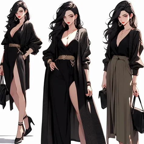 female anathomy poses, references, simple style, , (multiview:1.2) , (character turnover:1.3), in the style of AImanhwa,  master piece, UHD, awrad winning design, Artstation, (ultra detailed), (illustration) ,(masterpiece:1.2),(best quality:1.2)