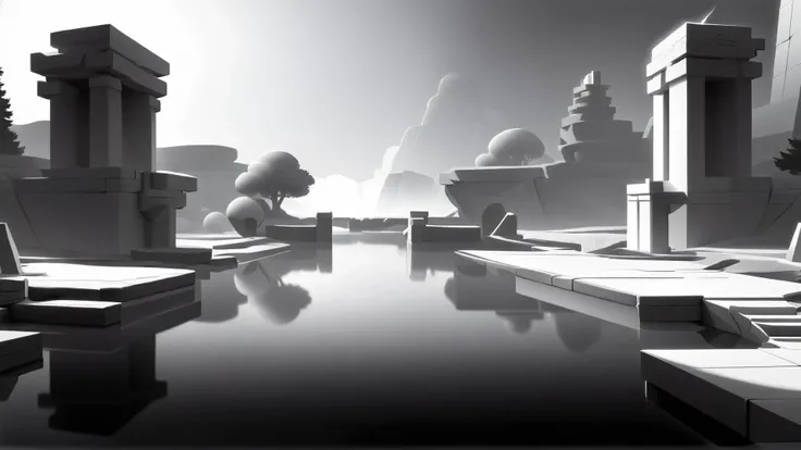 <lora:WhiteboxStyleXL:1>WhiteboxStyle mirror lake monochrome, ambient occlusion, <lora:WhiteboxStyle:0.8> WhiteboxStyle, Olympic Time Travel Games: Compete in ancient to modern sports, medal collections, opening ceremony puzzles, world record challenges., (Masterpiece:1.3) (best quality:1.2) (high quality:1.1)