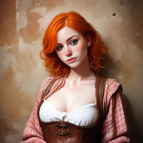 <lora:vekkara_xl-000008:1> zPDXL,score_9, vekkara, 1girl, solo, realistic, looking at viewer, breasts, freckles, cleavage, upper body <lora:add-detail-xl:1>