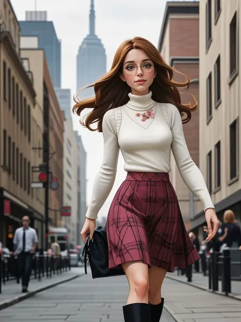 <lora:LCM_LoRA_Weights_SD15:1> <lora:Sexy-Comic-Style:1>
Kate_McFey,
knit sweater vest paired with a high-neck blouse, a plaid or floral skirt, and a pair of ankle boots,
The City of Glas,