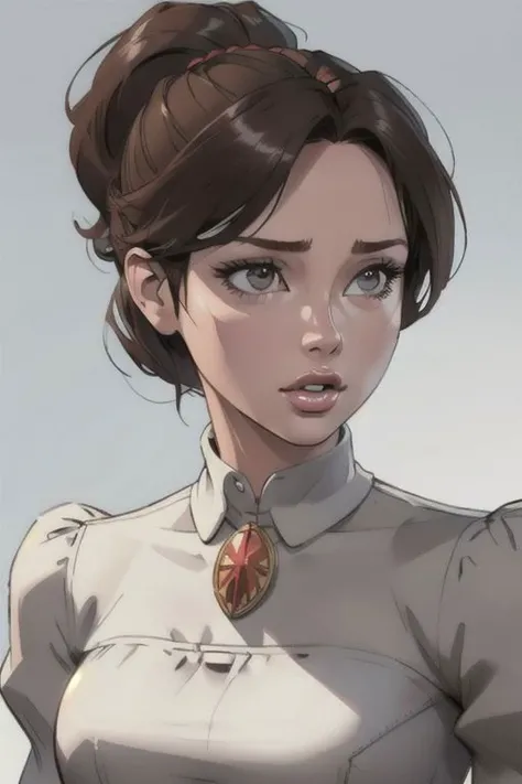 (masterpiece),
1girl,
RuleJennifer,
upper body shot,
thepit,
HDR, highly detailed, 32k,
white background, 
chocked mood,
perfect face feature,
<lora:thepit:0.85> <lora:RuleJennifer:0.7>